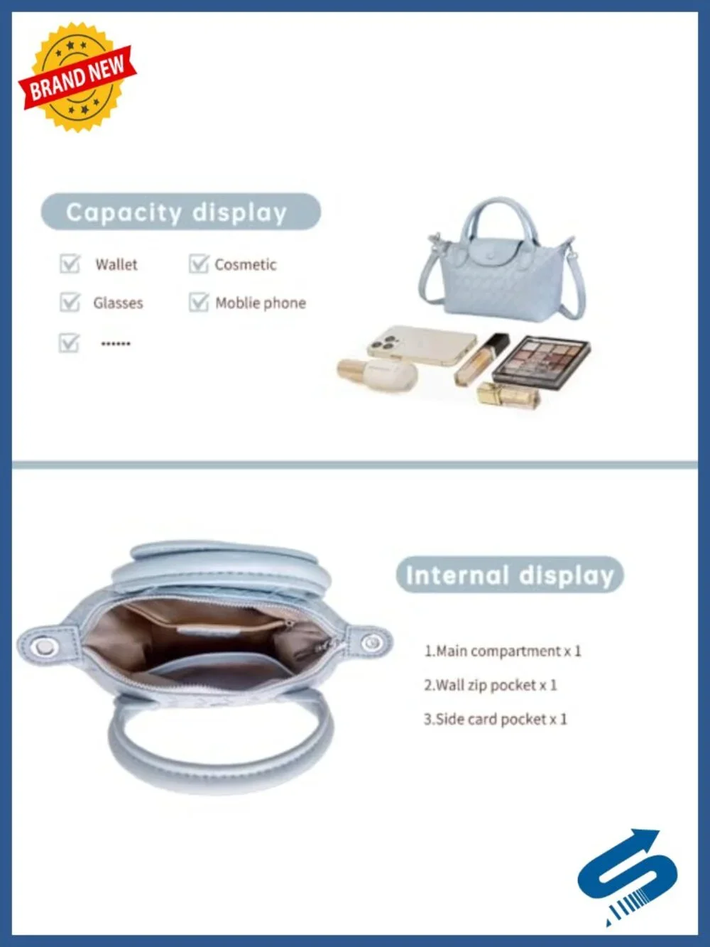 Mini Lightweight Leather Top Handle Satchel Woven Crossbody Women